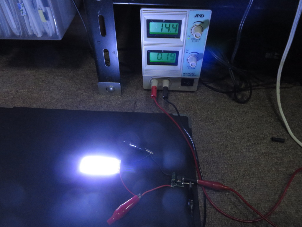 ルームランプをCOB LEDにする場合の電流制御